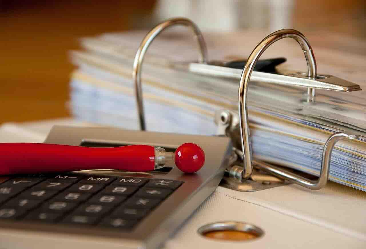 Boca Raton accountant calculator and binder